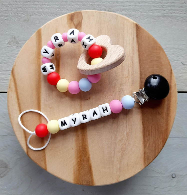 Bijtring en speenkoord